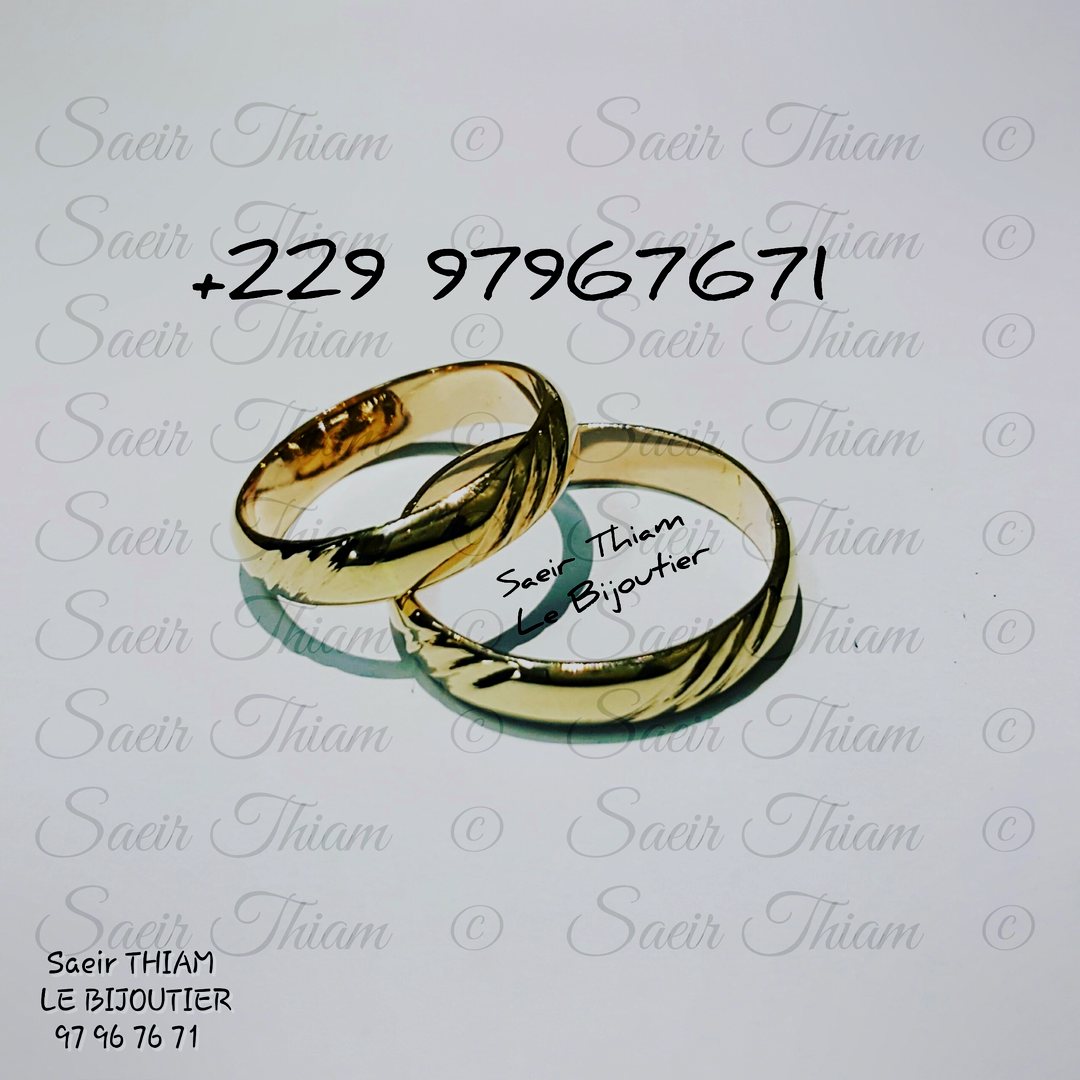 Collection de bagues et alliances — Saeir Thiam Bijouterie