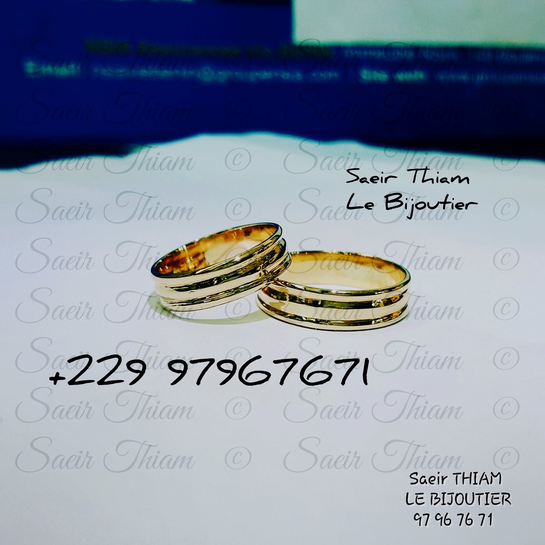 Bague en or et argent — Saeir Thiam Bijouterie, Cotonou